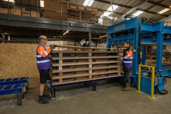 stacking osb on top of caskets