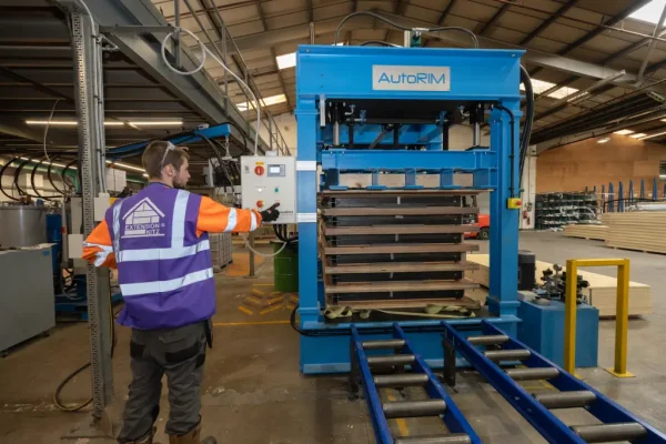 sip panels being pressed