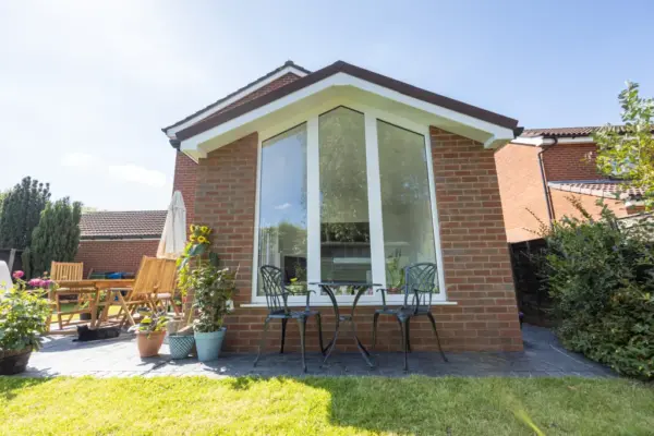 stunning conservatory conversion panel gable window