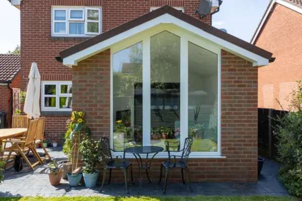 stunning conservatory conversion front close up