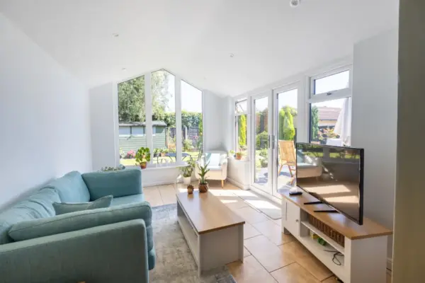 stunning conservatory conversion interior long