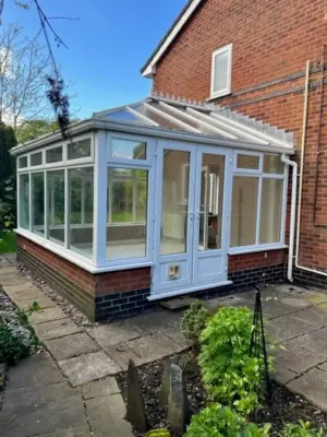 cold conservatory cosy living space before