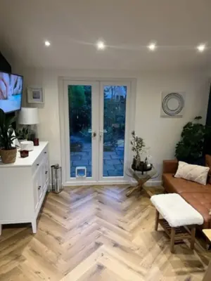 cold conservatory cosy living space christmas