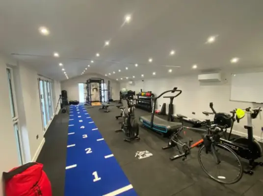 Gym extension interior