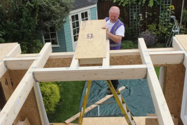 Sip Panel Extension Getting Built Case Study: Orangery Kitz Extension - Extension Kitz